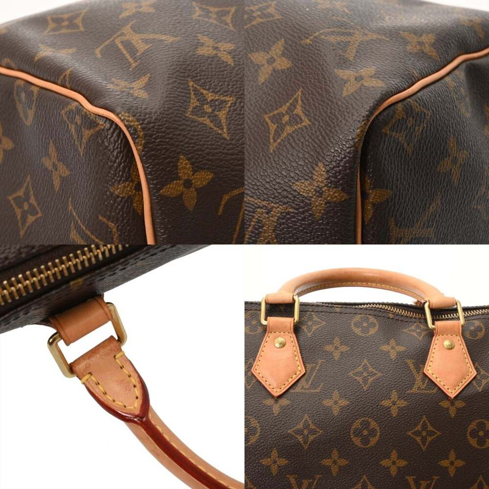 LOUIS VUITTON Authentic Brown Monogram Canvas Speedy 30 Bag - Picture 8 of 11
